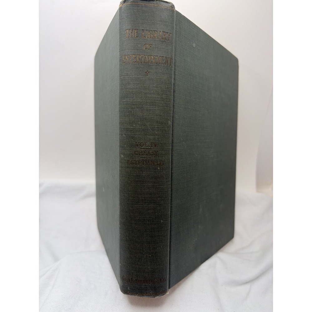 Vintage 1923 The Library of Entertainment Vol IV Geo L Shuman Hardcover Book